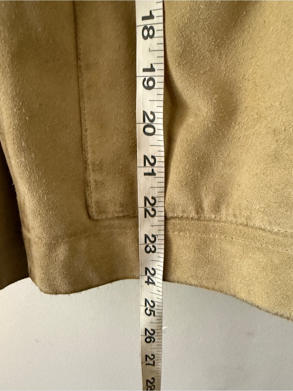 Vintage GAP Suede Fringe Jacket - Tan - Picture 8 of 8